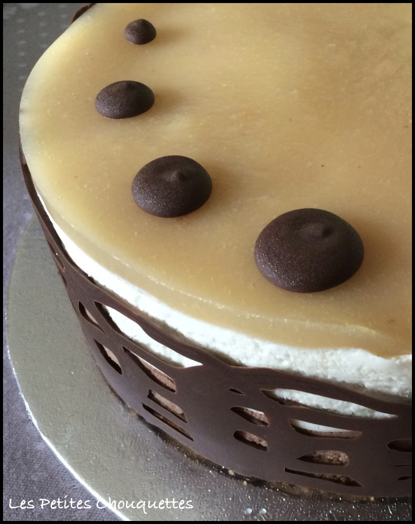 Entremet poires chocolat