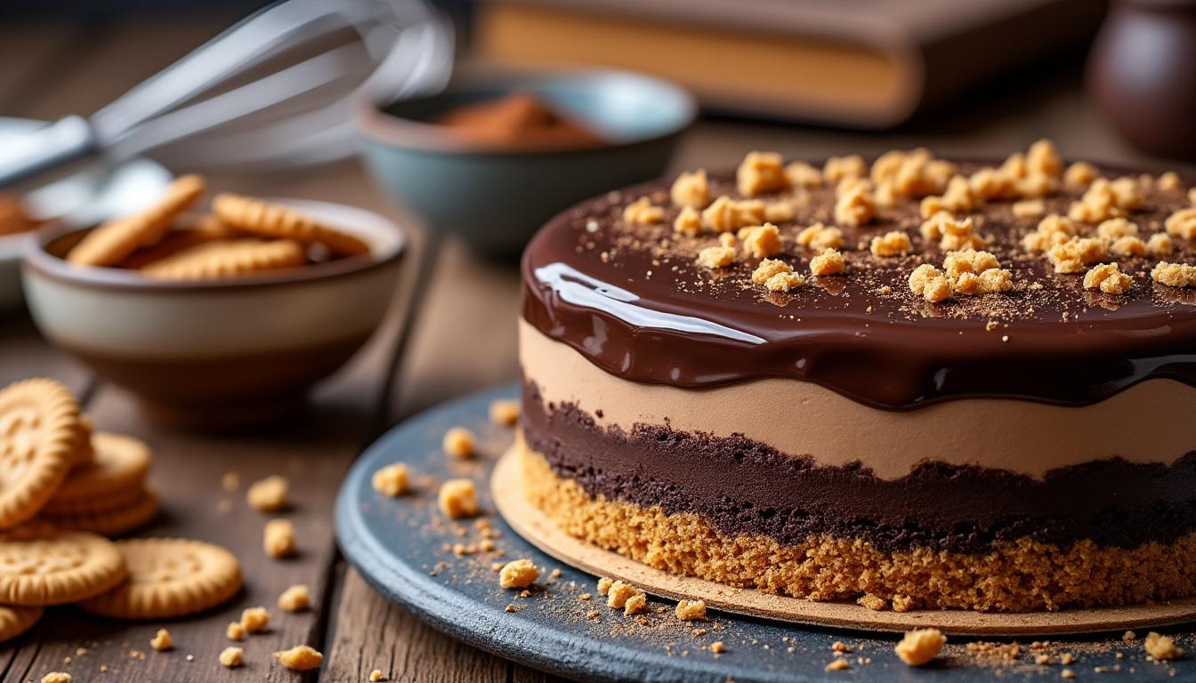 découvrez nos recettes et astuces pour réussir un entremet chocolat spéculoos gourmand, alliant saveurs intenses et texture onctueuse pour vos desserts.